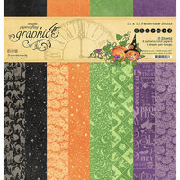 Graphic 45 - Charmed Collection - 12 x 12 Patterns and Solids Paper Pad