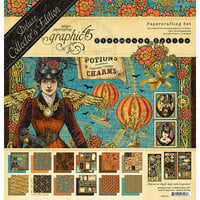 Graphic 45 - Steampunk Spells Collection - 12 x 12 Deluxe Collector's Edition Kit