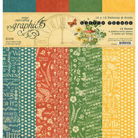 Graphic 45 - Little Things Collection - 12 x 12 Patterns and Solid Paper Pack