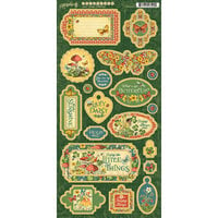 Graphic 45 - Little Things Collection - Chipboard Embellishments