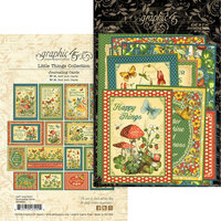 Graphic 45 - Little Things Collection - Journaling Cards