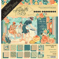 Graphic 45 - Cafe Parisian Collection - 12 x 12 Deluxe Collector's Edition Kit