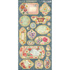Graphic 45 - Flower Market Collection - Chipboard Embellishments