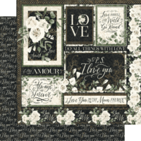 Graphic 45 - PS I Love You Collection - 12 x 12 Double Sided Paper - PS I Love You