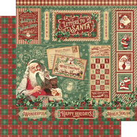 Graphic 45 - Christmas - Letters To Santa Collection - 12 x 12 Double Sided Paper - Letters to Santa