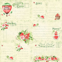 Graphic 45 - Sunshine On My Mind Collection Collection - 12 x 12 Double Sided Paper - Easy, Peasy, Summer Breezy