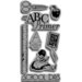 Graphic 45 - Hampton Art - An ABC Primer Collection - Cling Mounted Rubber Stamps - ABC Primer One