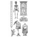 Graphic 45 - Hampton Art - Rare Oddities Collection - Cling Mounted Rubber Stamps - One