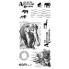 Graphic 45 - Hampton Art - Safari Adventure Collection - Cling Mounted Rubber Stamps - One