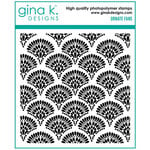Gina K Designs - Clear Photopolymer Stamps - Ornate Fans