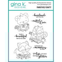 Gina K Designs - Clear Photopolymer Stamps - Pawsitively Crafty
