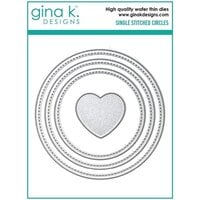 Gina K Designs - Dies - Single Stitched Circles