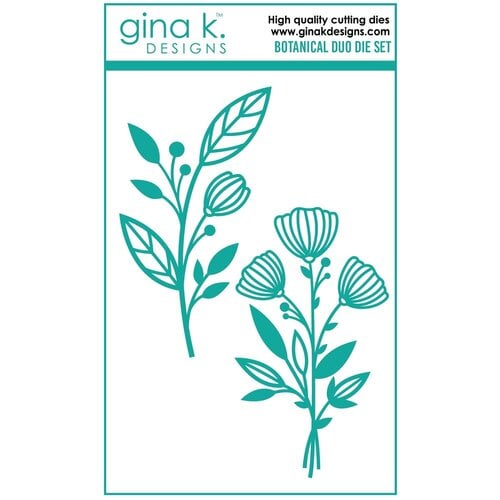 Gina K Designs - Dies - Botanical Duo