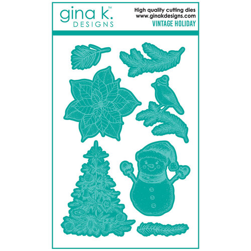 Gina K Designs - Dies - Vintage Holiday