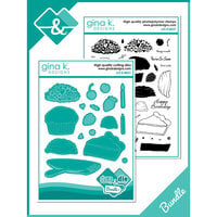 Gina K Designs - Die And Clear Photopolymer Stamp Set - Life Is Sweet