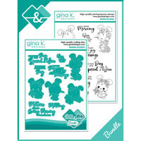 Gina K Designs - Die And Clear Photopolymer Stamp Set - Morning Blessings