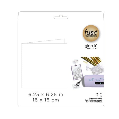 Gina K Designs - Fuse Foiling System - Carrier Sheet - 2 pack