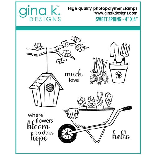 Gina K Designs - Clear Photopolymer Stamps - Sweet Spring Mini