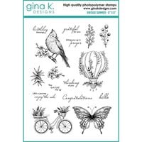 Gina K Designs - Clear Photopolymer Stamps - Vintage Summer