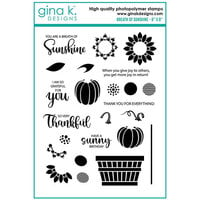 Gina K Designs - Clear Photopolymer Stamps - Breath Of Sunshine