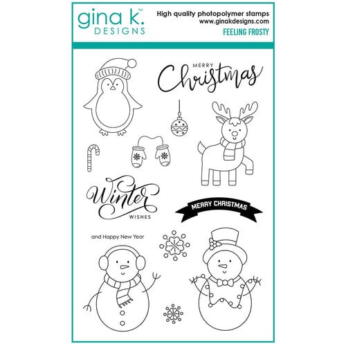 Gina K Designs - Clear Photopolymer Stamps - Feeling Frosty