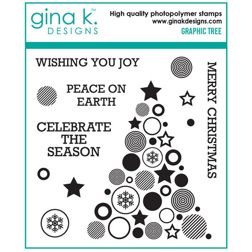 Gina K Designs - Clear Photopolymer Stamps - Graphic Tree