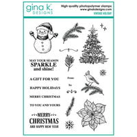 Gina K Designs - Clear Photopolymer Stamps - Vintage Holiday