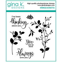 Gina K Designs - Clear Photopolymer Stamps - Kindness Silhouettes