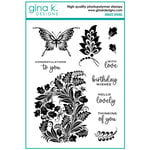 Gina K Designs - Clear Photopolymer Stamps - Ornate Spring