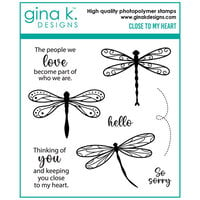 Gina K Designs - Clear Photopolymer Stamps - Close To My Heart