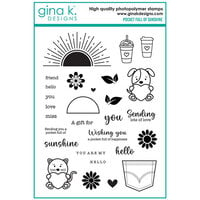 Gina K Designs - Clear Photopolymer Stamps - Pocket Full Of Sunshine
