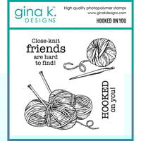 Gina K Designs - Clear Photopolymer Stamps - Hooked On You