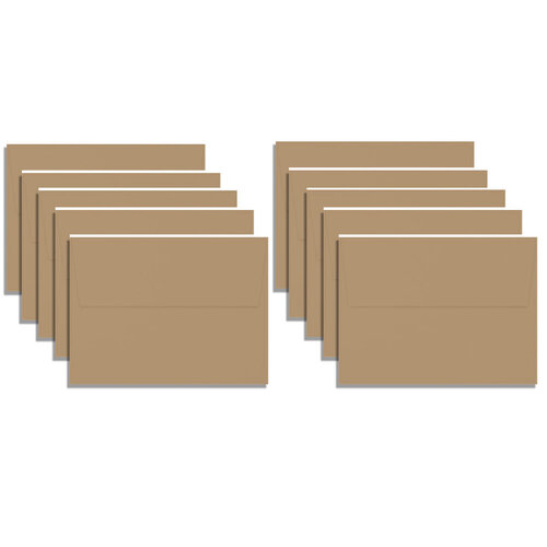 Gina K Designs - Envelopes - 4.25 x 5.5 - Kraft - 10 Pack
