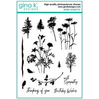 Gina K Designs - Clear Photopolymer Stamps - Natural Silhouettes
