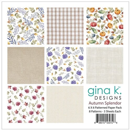 Gina K Designs - 6 x 6 Paper Pack - Autumn Splendor