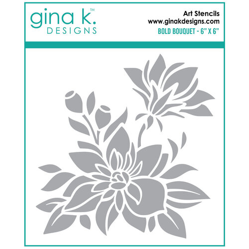 Gina K Designs - Stencils - Bold Bouquet