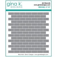 Gina K Designs - Stencils - Brick Wall