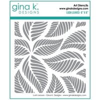 Gina K Designs - Stencils - Lush Leaves