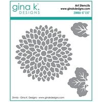 Gina K Designs - Stencils - Zinnia