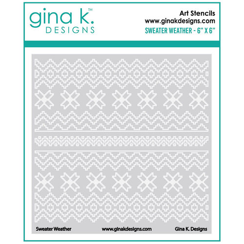 Gina K Designs - Stencils - Sweater Weather