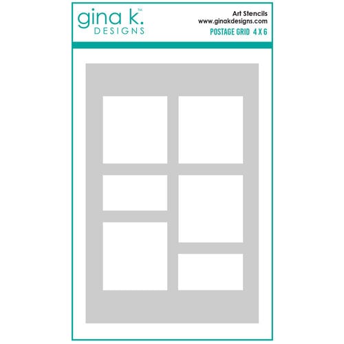 Gina K Designs - Stencils - Postage Grid