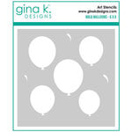 Gina K Designs - Stencils - Bold Balloons