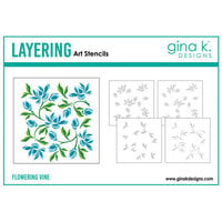 Gina K Designs - Stencils - Flowering Vine