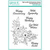 Gina K Designs - Clear Photopolymer Stamps - Poppies And Peonies