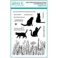 Gina K Designs - Clear Photopolymer Stamps - Garden Kitties