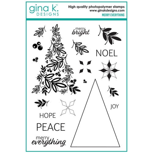Gina K Designs - Clear Photopolymer Stamps - Merry Everything