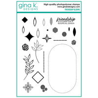 Gina K Designs - Clear Photopolymer Stamps - Friendship Blooms