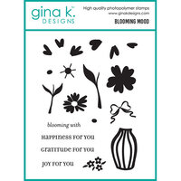 Gina K Designs - Clear Photopolymer Stamps - Blooming Mood