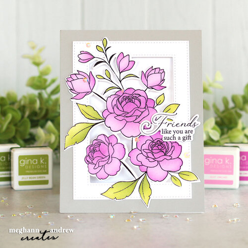 Gina K Designs - Poly-Glaze Foiling Sheets - Hand-Picked Flowers