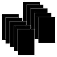 Gina K Designs - 8.5 x 11 Cardstock - Heavy Weight - Black Onyx